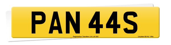 Registration number PAN 44S